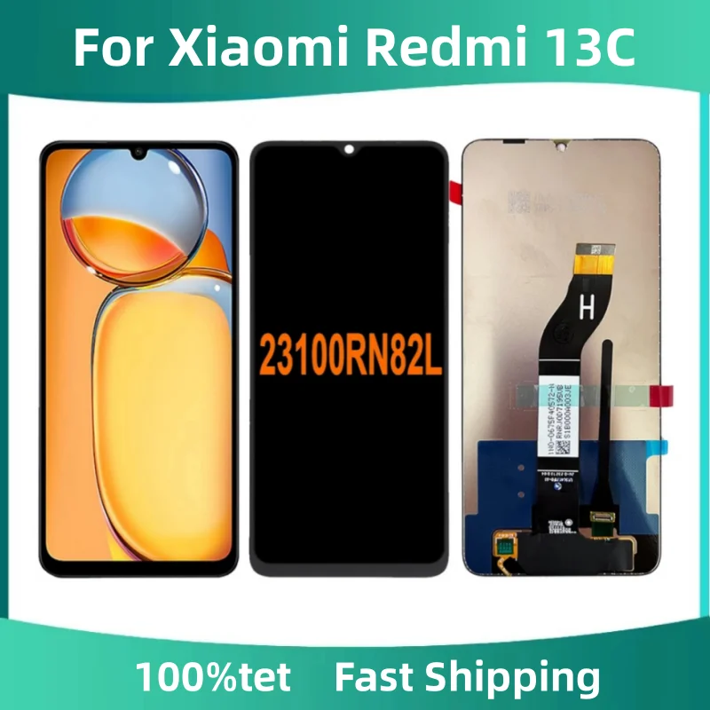 

ЖК-дисплей 6,74 ''для Xiaomi Redmi 13C 23100RN82L, сенсорный экран, дигитайзер, запчасти в сборе