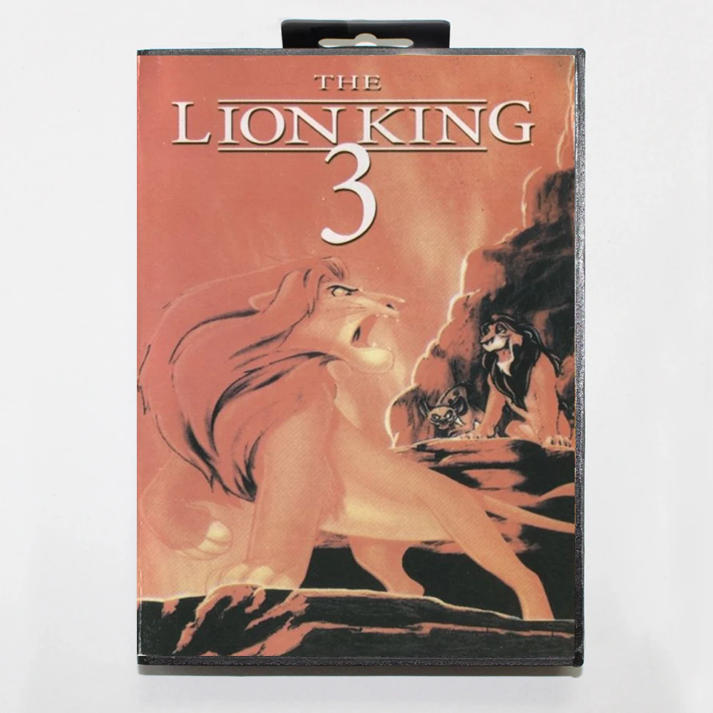 

Игровой картридж Lion King 3 16 бит MD с коробкой RU для систем Sega Megadrive Genesis