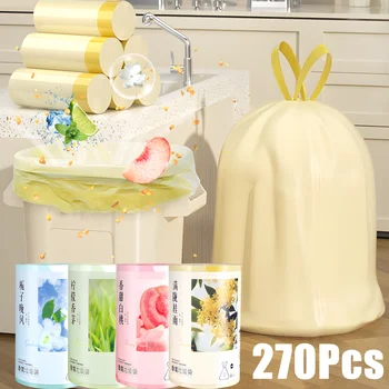 향기 Drawstring 쓰레기 봉투 주방 폐기물 쓰레기 주머니 가방 화장실 두꺼운 먼지 봉투 가정용 쓰레기 청소 보관 가방