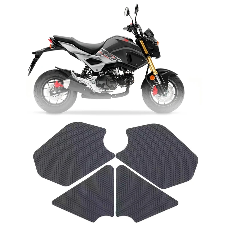 For Honda MSX125 2021+ Motorcycle Tank Traction Side Pad Gas Fuel Knee Grip Sticker Decal