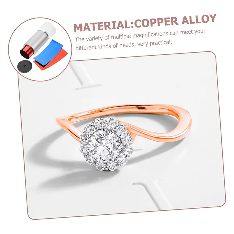 THIVN-лупа, ювелирная лупа для глаз, портативный карманный микроскоп, мини-усилитель, алмазная лупа, карманный многофункциональный инструмент, многофункциональные инструменты, ювелирная лупа