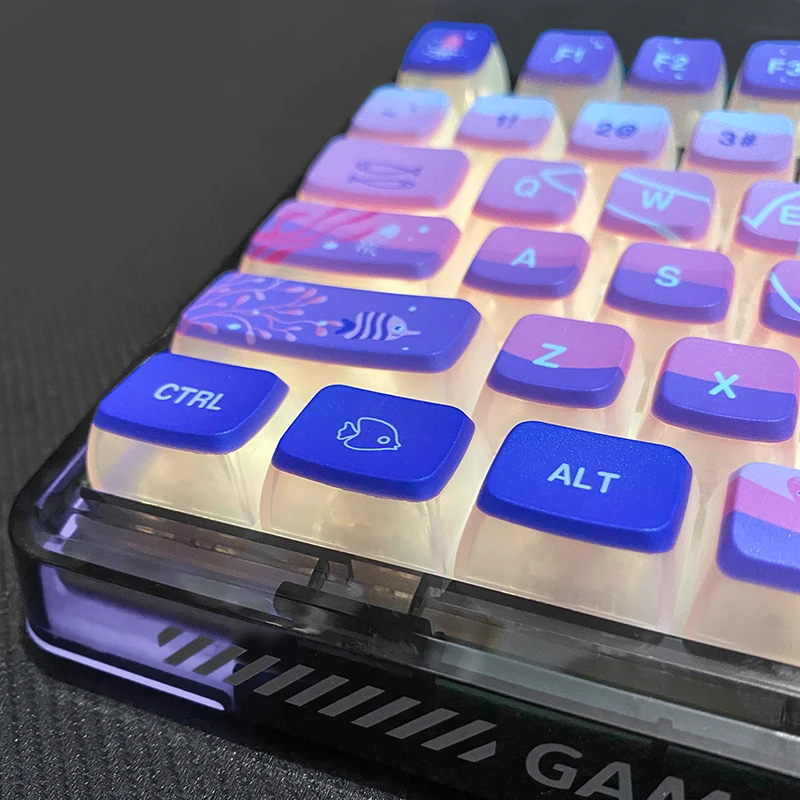

Dream Ocean, Keycap Five-Sided Sublimation Pudding Craft ASA Height