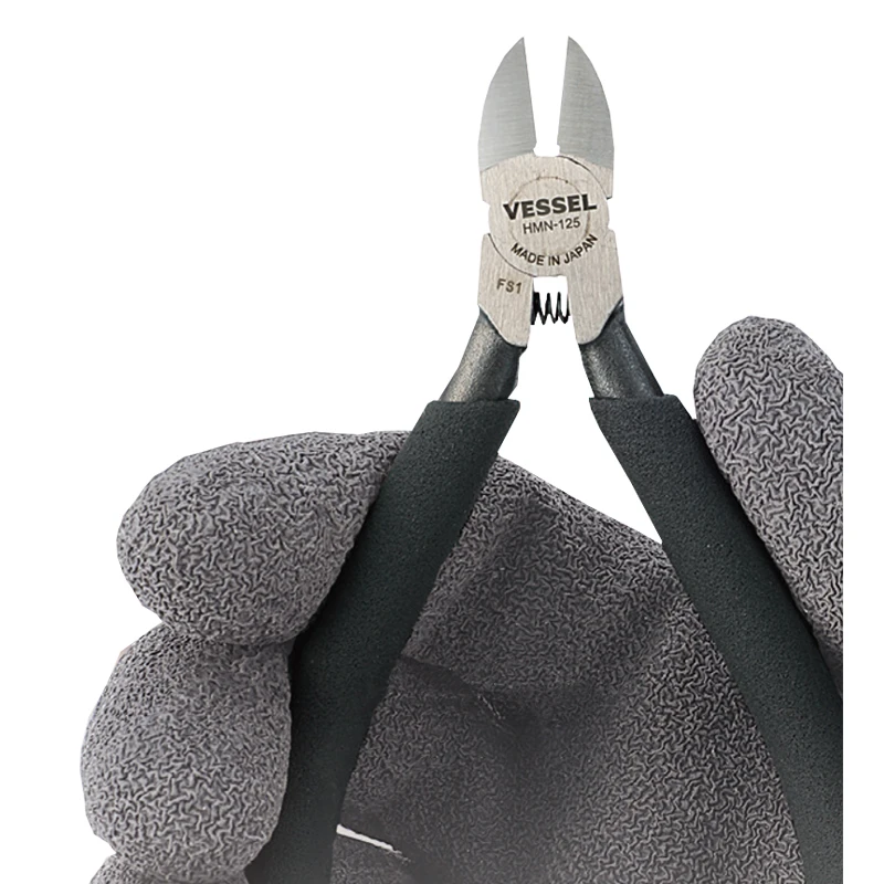 VESSEL คีมตัดลวดคีมตัดสายไฟ | Ultra Sharp Nippers สำหรับ Crafting,ดอกไม้,ไฟฟ้า,เครื่องประดับญี่ปุ่นเครื่องมือ No.HMN