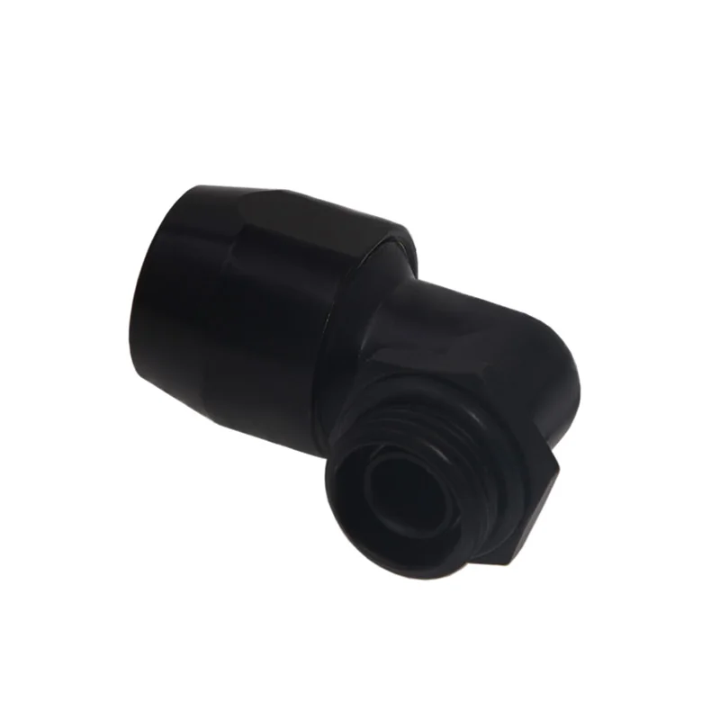 Alphacool HF Compression Fitting TPV Metal 90° Rotatable 12,7x7,6mm Hose Tubing Adapter,G1/4