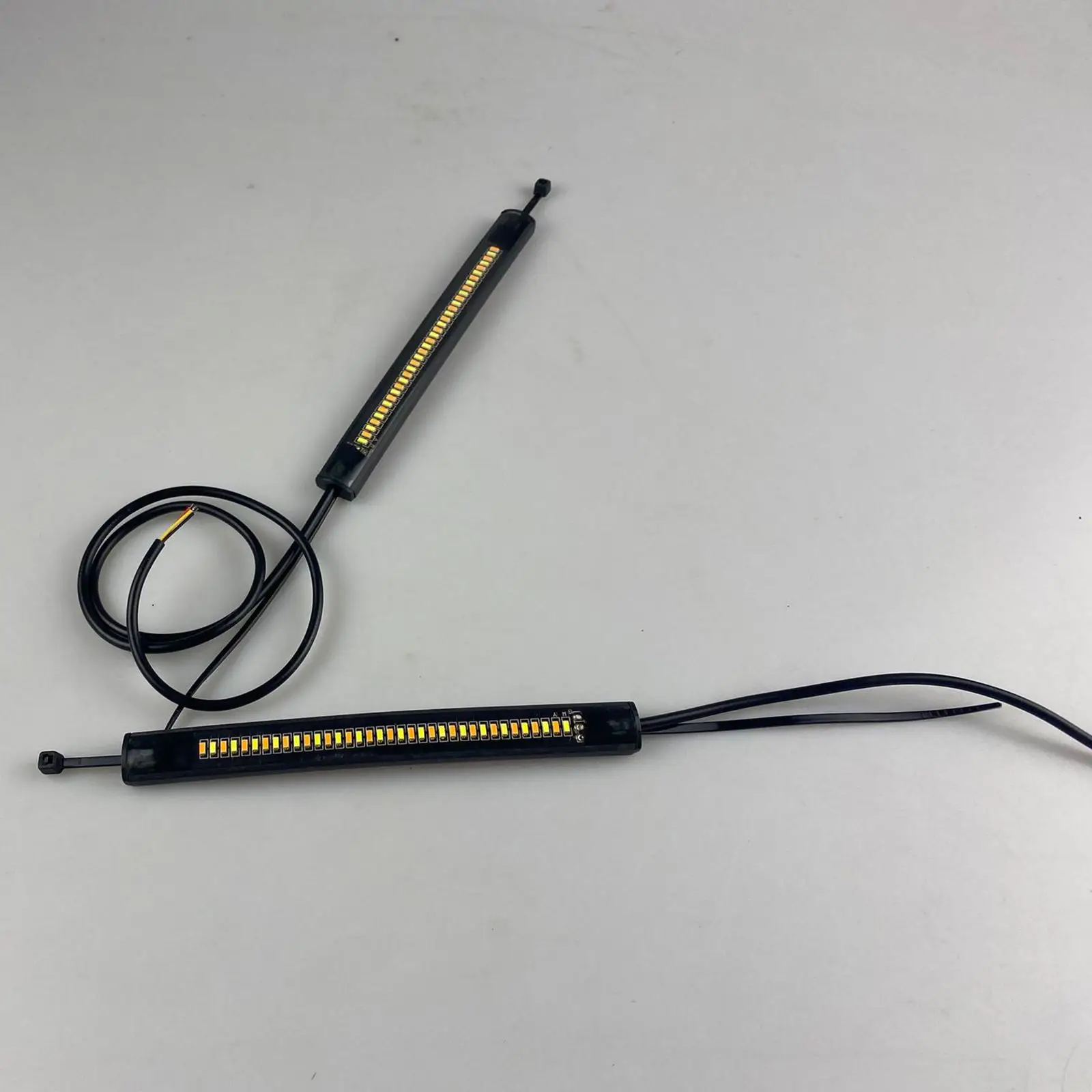

Motorcycle Led Strip Adjustable Amber Blinker Bar Rear Signal Light for Scooter Bike Accessories