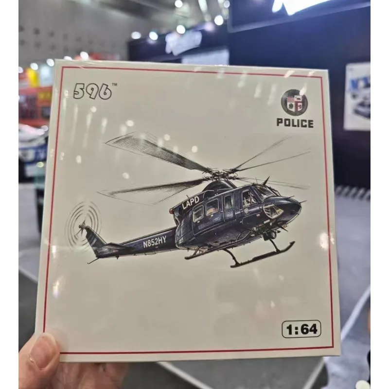 596 1:64 PAPD equipment car Ford Explorer LAPD Los Angeles police helicopter die-casting alloy model Foshan limited edition.