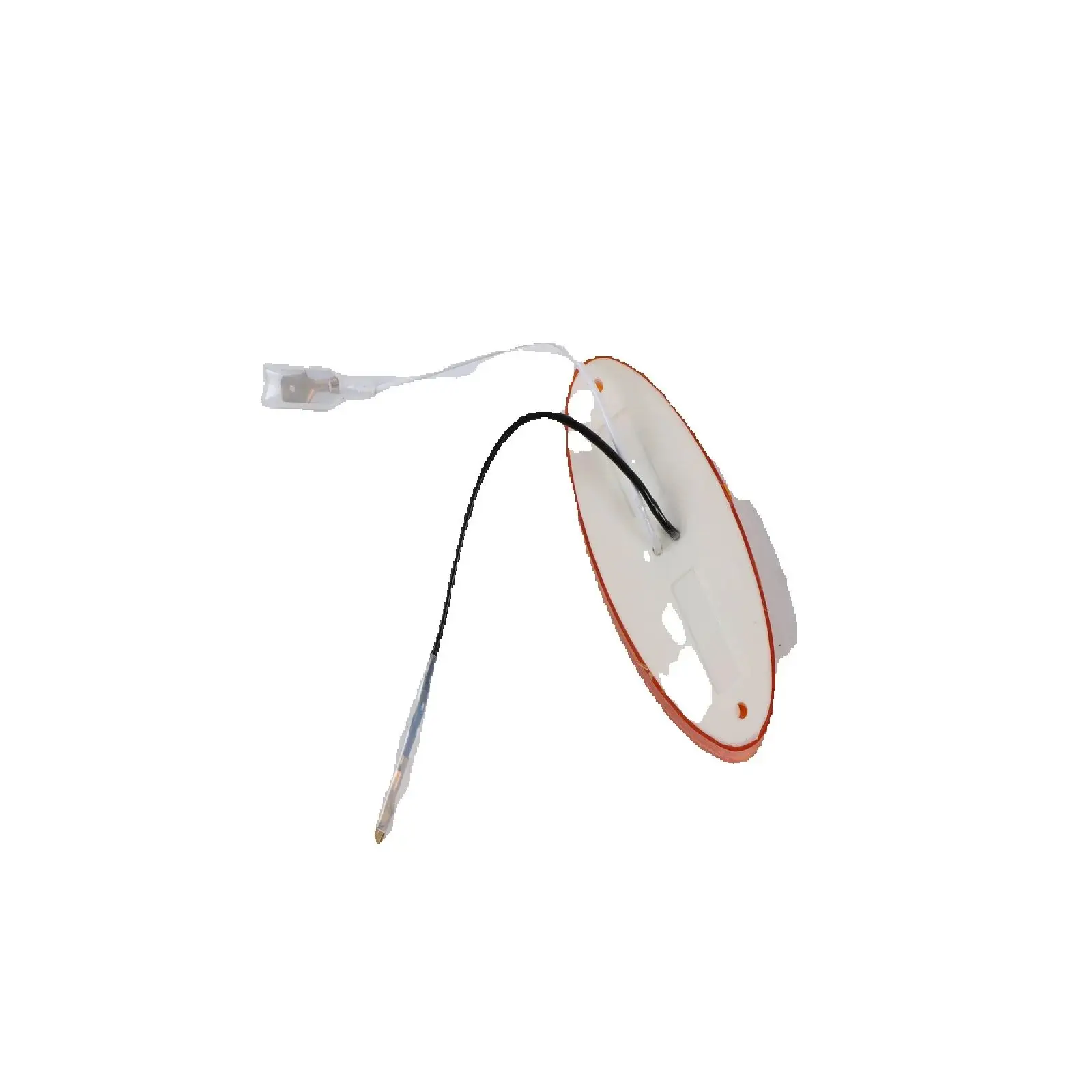 مصباح ماركر جانبي LED بيضاوي كهرماني للمركبات العالمية 06028 12 فولت منخفض المستوى