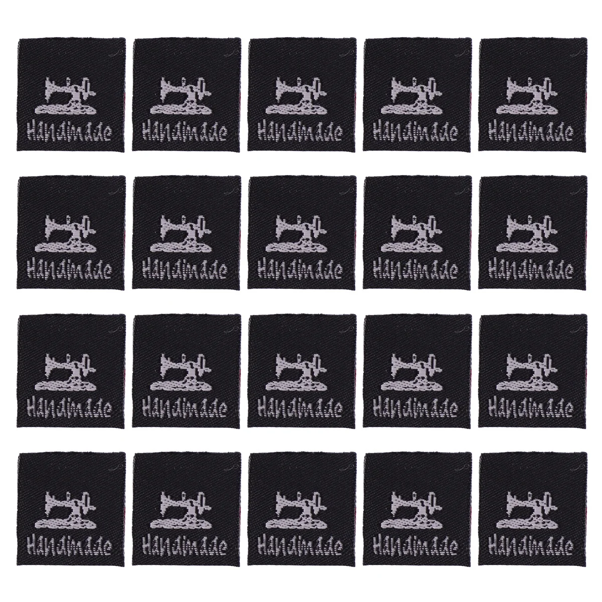 

100 шт. цветостойких тканевых этикеток, не растягивающихся, для рукоделия, шитья, вязания, аксессуаров для одежды, ярлыки для одежды