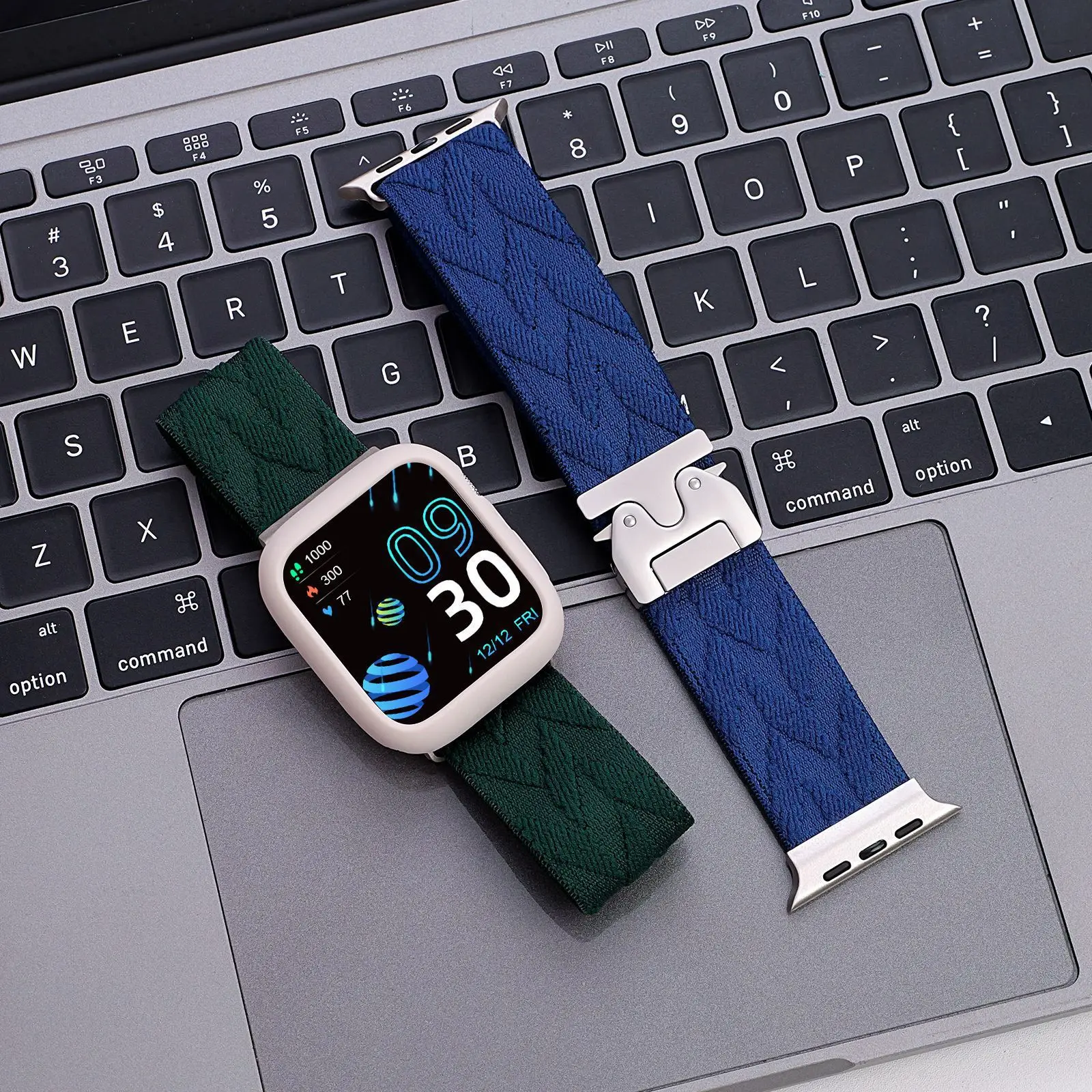 Parachute Strap Elastic - สายไนลอนสำหรับ Apple Watch Ultra 3 2