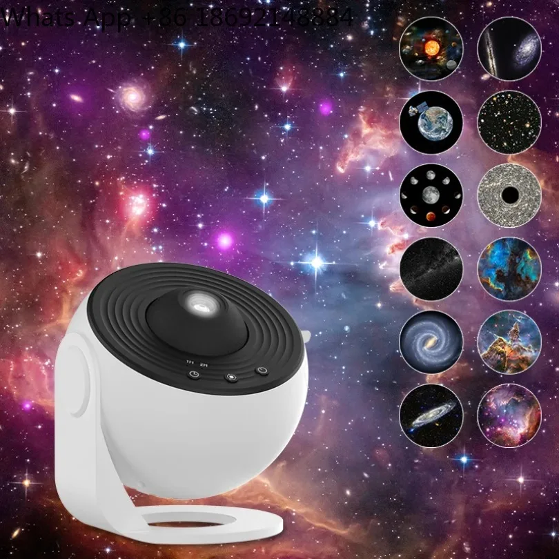 Starry sky galaxy night light projector 360 ° rotating planetarium ambient lighting spot