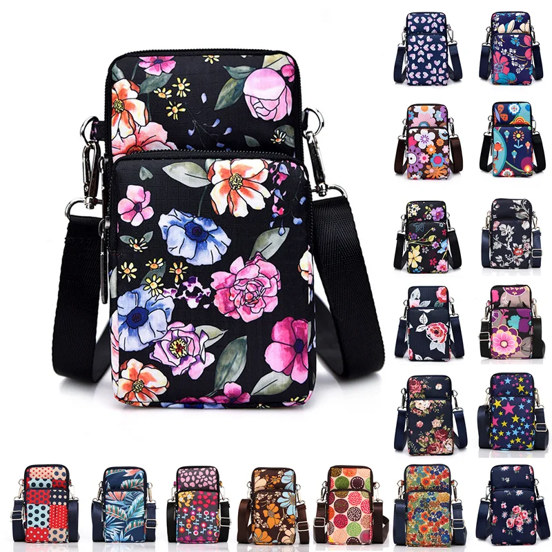 Bolsa mensageiro do telefone móvel para mulheres, mini bolsa crossbody pequena, pescoço pendurado, bolsa de moedas, vertical, todo o jogo, nova