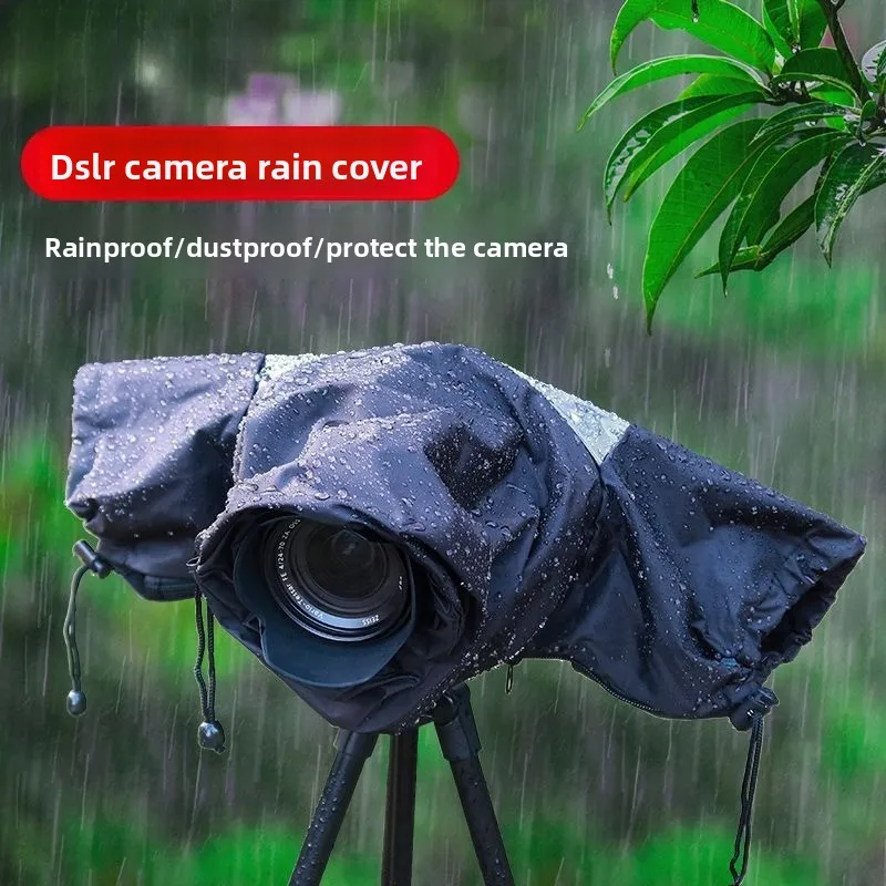 

DSLR Camera Rain Cover Outdoor Photography Waterproof Dustproof Protective for Mid Long Telephoto Lens for Canon 5D4 5D3 Nikon