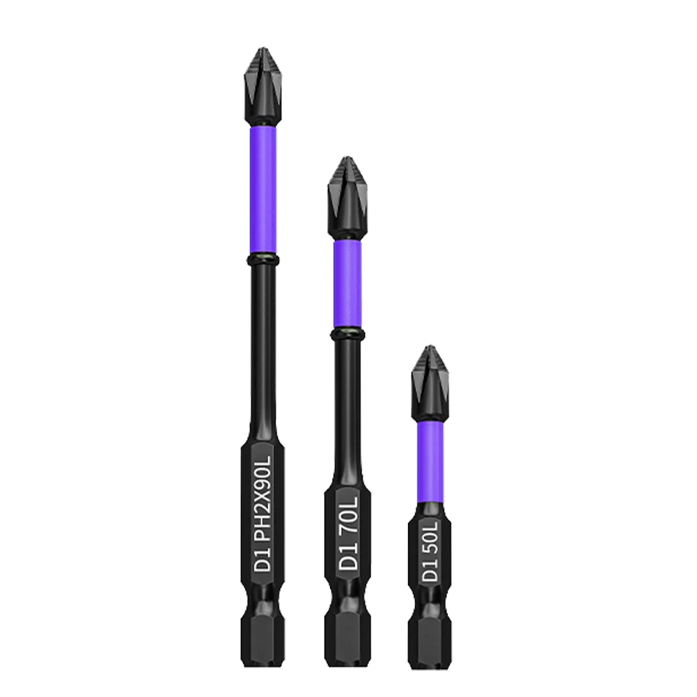 Rust Resistance Electric Drill Bit Professional Hex Socket Set Cross Screwdriver Strong Magnetic Non-Slip Bit for Car Toy Repair