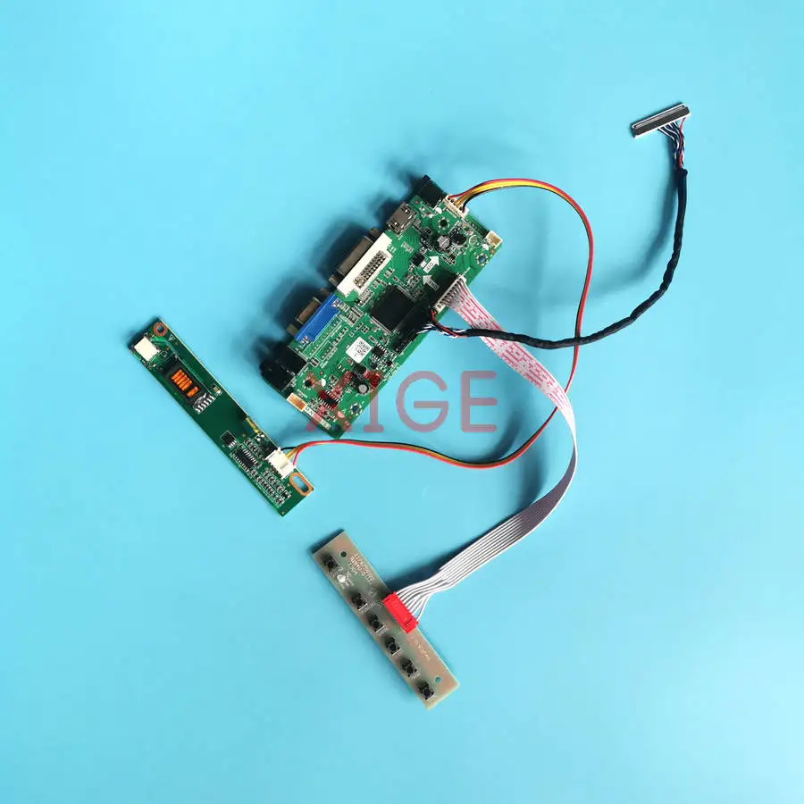 

Комплект платы контроллера ЖК-экрана для N141C3 LTN141BT06 LTN141WD N141C1, DIY, 30-контактный LVDS, 1440*900, VGA, DVI, HDMI, 1440x900, 1-CCFL