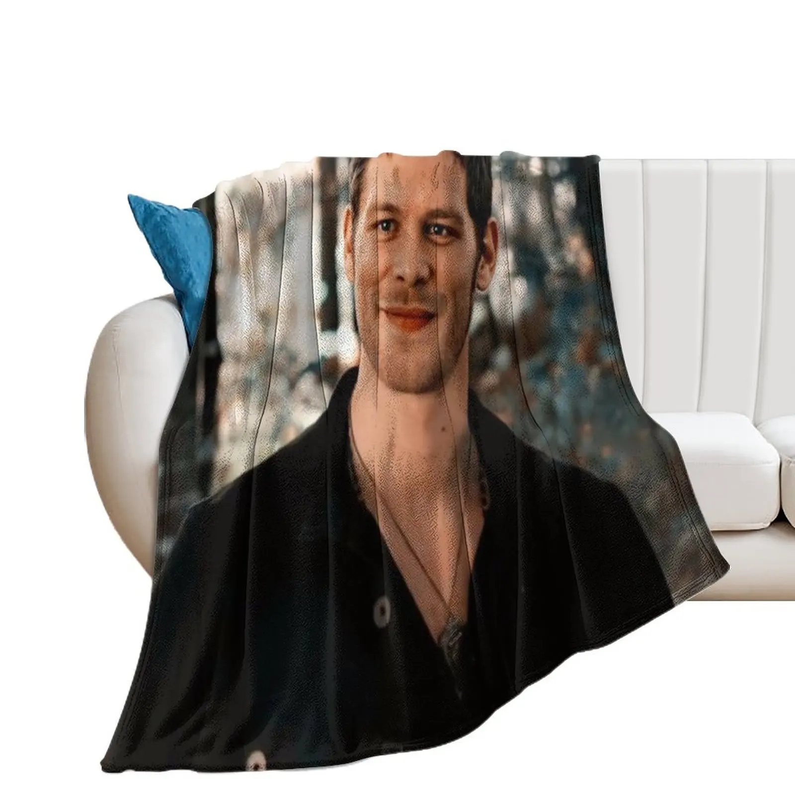 

Klaus Mikaelson Throw Blanket Beautifuls for winter Travel Blankets