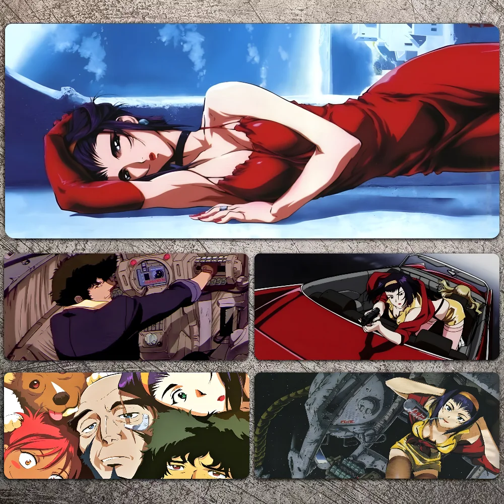 C-Cowboy B-Bebop Mousepad Mouse Pad Laptop Gaming Accessories Mousepad Large Desk Mat Computer Gamer Keyboard Rug Carpet