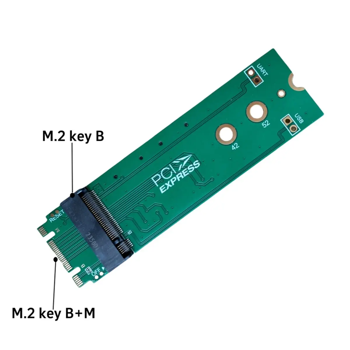 M.2 B+M Key to M.2 B Key 4G 5G Communication Network Card Module Adapter Board Motherboard NGFF 5G Network Adapter Card