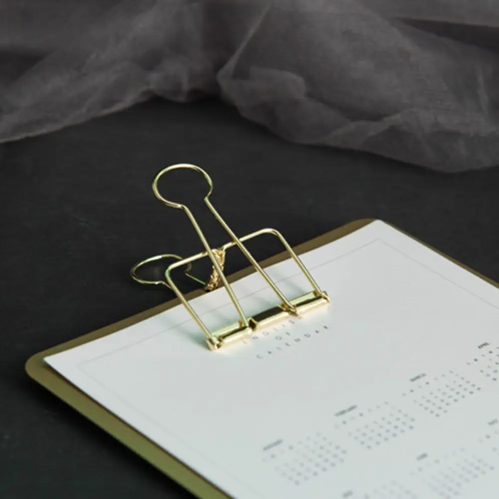 Bill Folder Collect Book Clips Document Holder File Organizer A5 Size Clipboard A5 Metal Clipboard File Folders Writing Pad