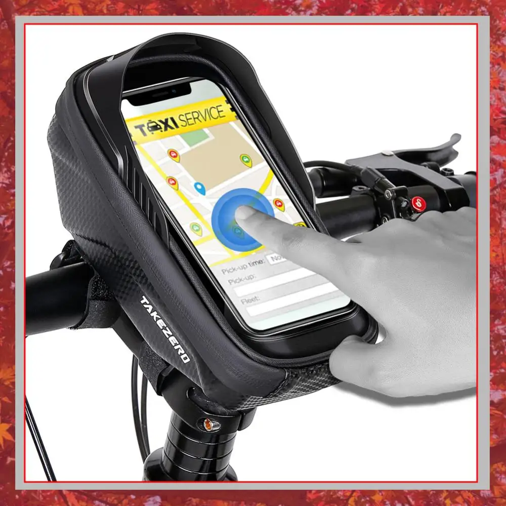 

Водонепроницаемая сумка на раму велосипеда 1 л с солнцезащитным козырьком, поддержка сенсорного экрана, сумка на верхнюю трубу рамы, аксессуары для шоссейных велосипедов