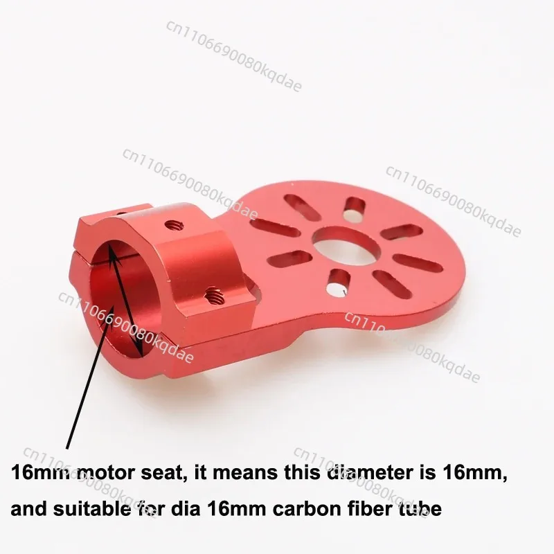 4PCS Carbon‑Tube Motor‑Mount Bracket,12‑25‑mm Multi‑Size Hobby‑Project Frame‑Fix Hardware Component