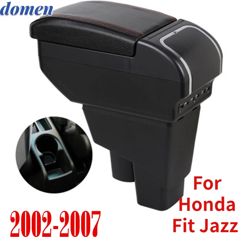 

Arm Rest Rotatable For Honda Fit Jazz 2002-2007 Hatchback Center Centre Console Storage Box Armrest 2003 2004 2005 2006 2007