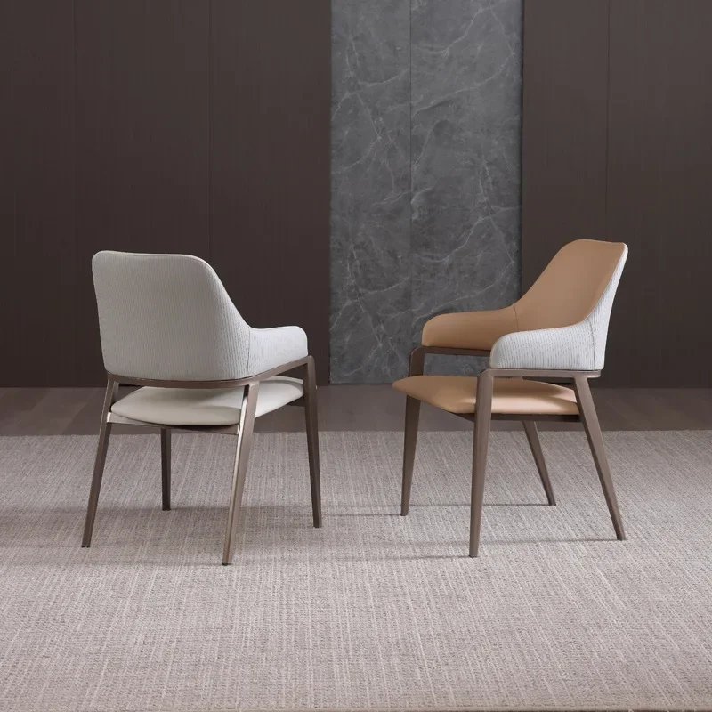 لكراسي تناول الطعام ذات الطراز الجديد للمكياج، كراسي طعام مريحة وحديثة ومريحة للمقهى، أثاث منزلي Cadeiras #3