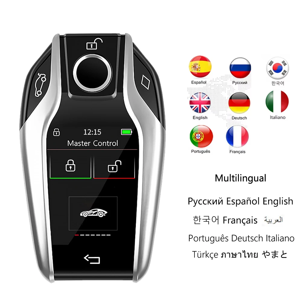 الذكية LCD عرض مفتاح السيارة ، مفتاح بعيد لسيارات BMW ، مرسيدس بنز ، هيونداي ، أودي ، كيا ، تويوتا ، هوندا ، لكزس ، لاند روفر ، فولكس فاجن ، فورد ، نيسان ، فولفو #3