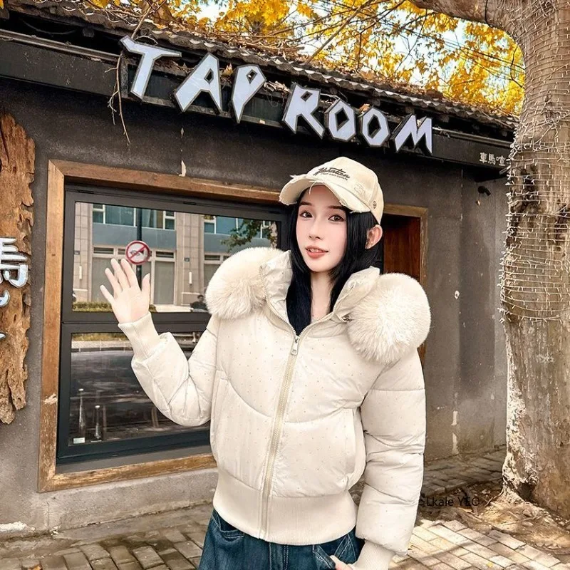 New Down Cotton Jacket 2026 Comfortable Casual Women's Winter Parka Ladies Coat Sense of Design Warm Fashion Female Jacket