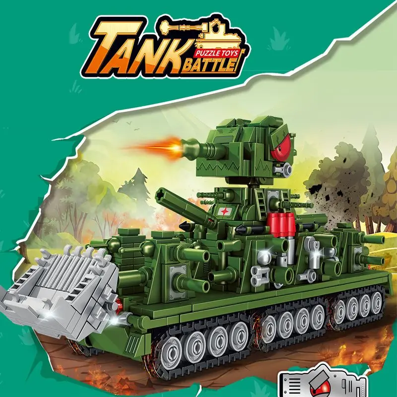 Tank World Ultimate KV44 Carl 44 Assembly Building Puzzle Toy KV99