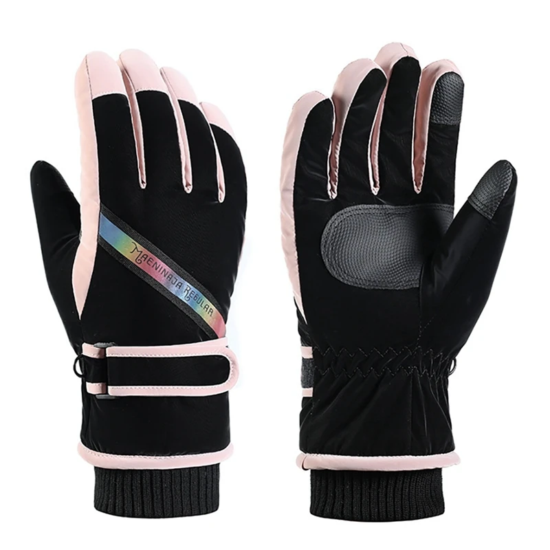 

Ski Gloves For Women Ultralight Waterproof Winter Warm Gloves Touch Screen Snow Gloves Motorcycle Riding Gloves