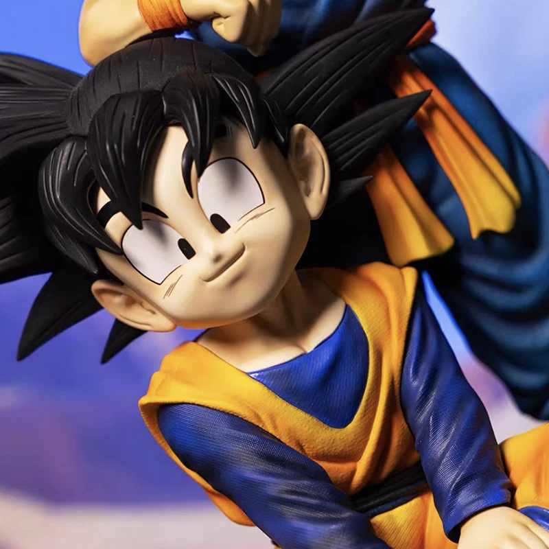 Dragon Ball Anime Figuur Gewelddadige Beer Kleine Zoon Goten Trunks Model Animatie Perifere Tafelblad Decoratie Verrassing Speelgoed Geschenken