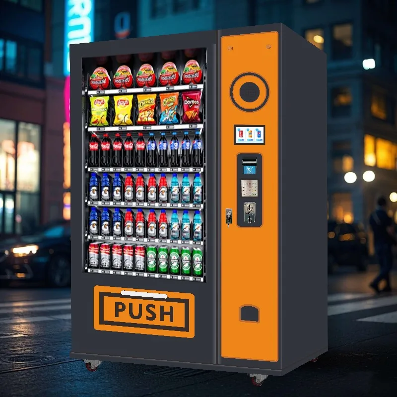 

Customized Wholesale 24-Hour Locker Beer Vending Machine Combo of Snacks and Soft Drinks for Food and Beverages