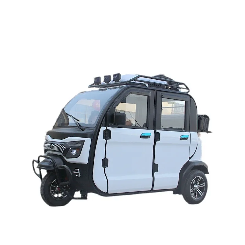 

Electric tricycle fully enclosed household transportation Small old man Le pick-up taxi Three trampolines