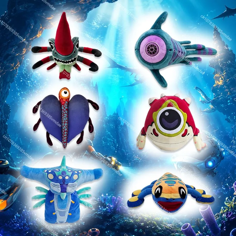 

Subnautica 2 Oculus Sea Creature Plush Doll Game Peripheral Soft Stuffed Fish Doll Toy Home Ornament Collectible Birthday Gift