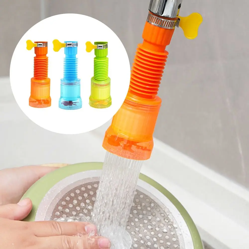 360° Rotate Kitchen Faucet Nozzle Flexible Easy to Install Water Filter Splash Proof Water Saving Bathroom Faucet Aerator