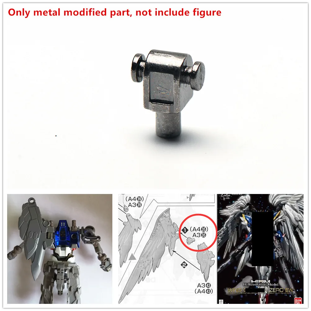 AE reinforced metal modified replace part A35 for HIRM 1/100 XXXG-00W0 Wing Zero DA013