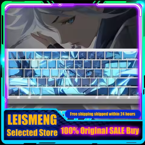 Anime Keycap Mechanical Keyboard Valorant Jett Theme Cherry Profile PBT Custom Side Engraved Translucent PC Game Gift Key Set