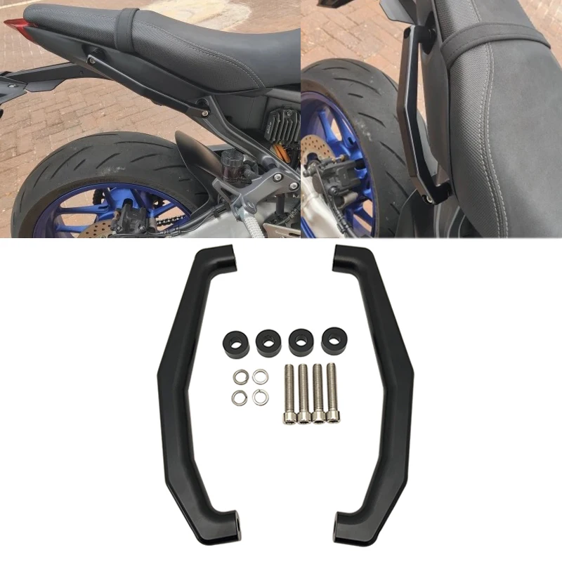 

Для YAMAHA MT09 MT-09 MT 09 FZ09 FZ-09 2021 2022 2023 мотоциклетные задние поручни заднего сиденья, пассажирские поручни, ручка