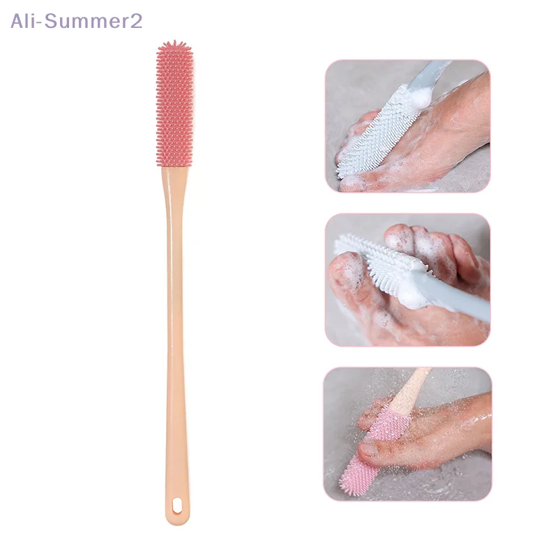 {MX} Szczotka do czyszczenia stóp z długą rączką, do usuwania zrogowaceń, przeciwświądowa, do pielęgnacji stóp, narzędzie do usuwania martwego naskórka