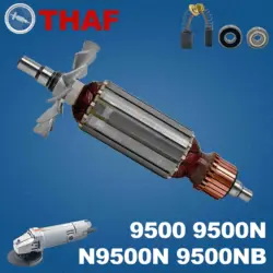 AC 220V 240V 9500 9500N 9500NB Armature Rotor For MAKITA Angle Grinder Spare Parts Grinder N9500N