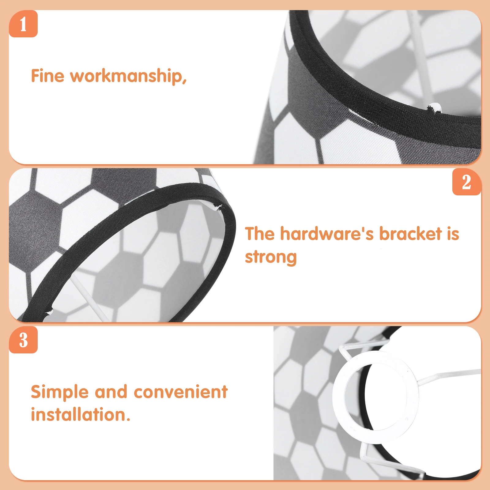 

1pc Cloth Thicken Lampshade Vintage Style Decorative Light Cover For Table Wall Ceiling Floor Lamp Home Lighting Chic Simple