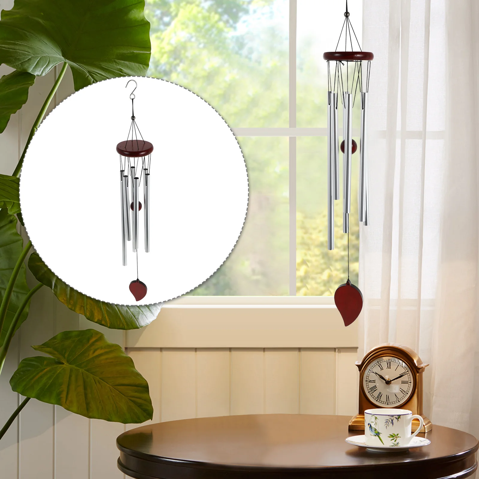 

Memorial Ornaments Wind Chime Decorative Windbell Outdoor Hanging Creative Metal Red
