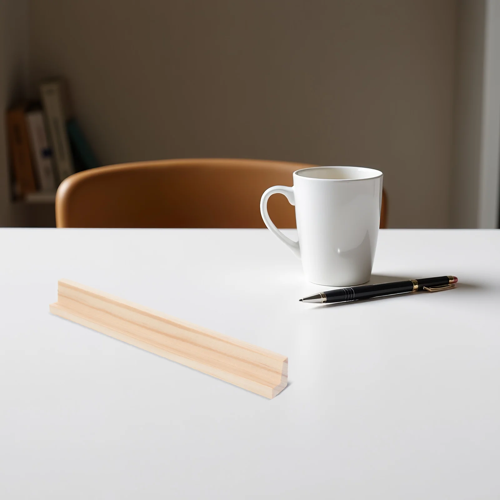 4pcs Wooden Tiles Premium Material Lightweight Durable Easy Hold Long-Term Use Domino Holders Wooden Domino Trays Desktop Racks