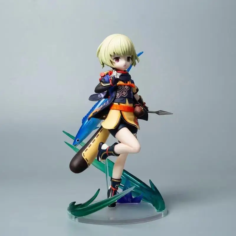 Figura de Anime Genshin Impact Sayu, estatua de acción Gk, modelo de muñeca, colección de Pvc, adorno, decoración del hogar, juguetes, regalo, 19cm