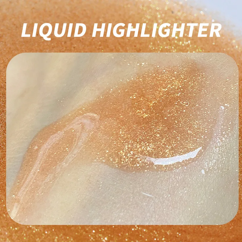 Body Shimmer Liquid Highlight, Face Legs Contour, Iluminar Iluminador, Glitter Mist Highlight, Maquiagem Impressionante, 4 cores