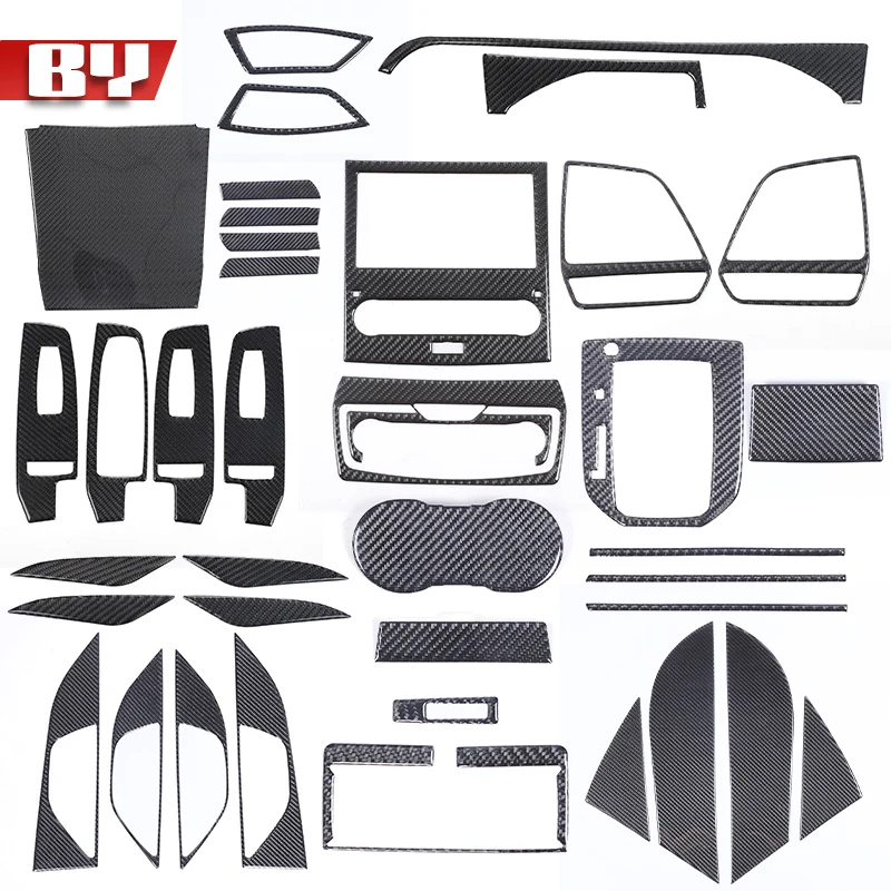 

For Subaru Forester 2024 2025 Carbon Fiber Interior Kit Dashboard Center Console Gear Shift Panel Cover Trim Sticker