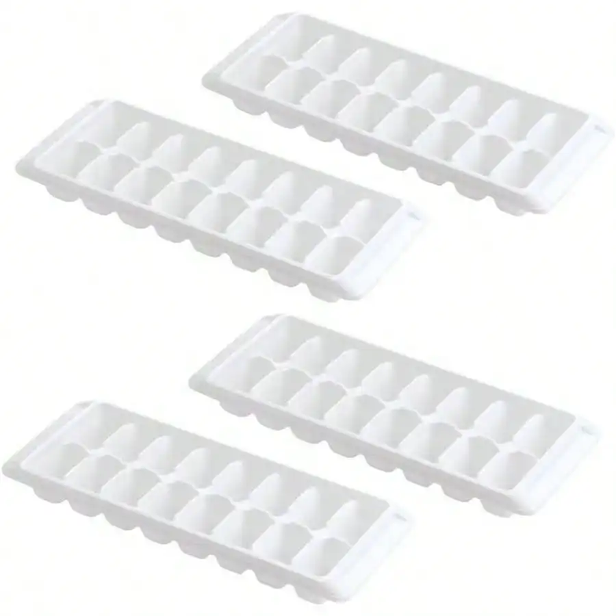 

Easy Release White Cube Tray, 16 Cube Trays Pack Of 4 4 Pack - 64 Cubes