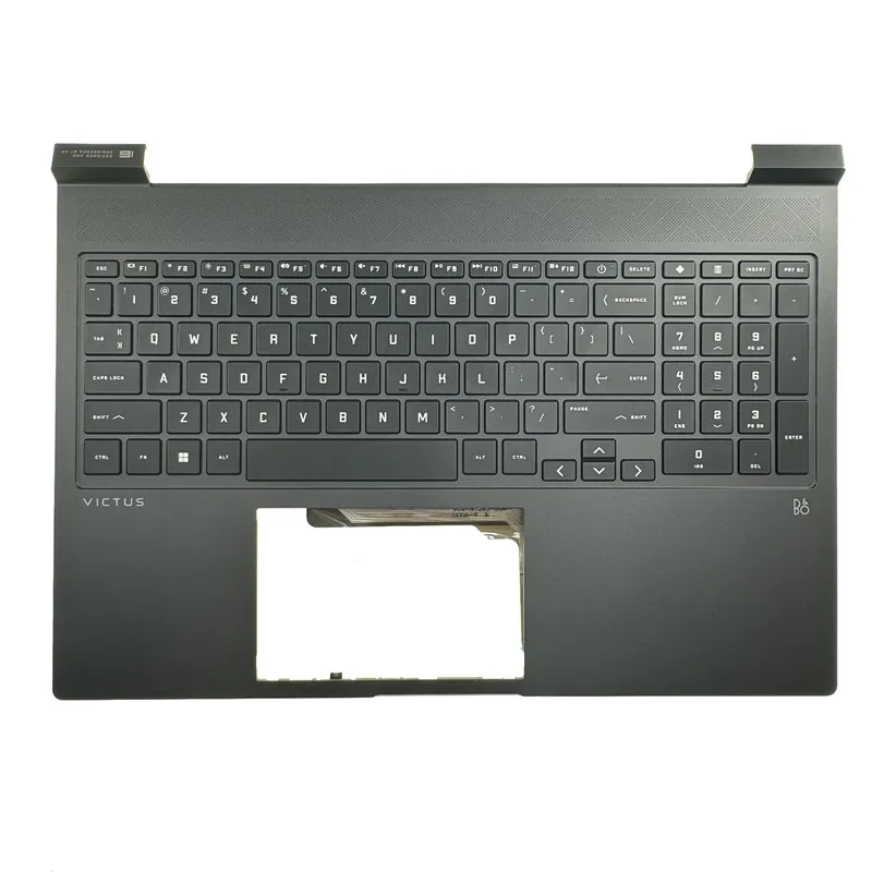HP, Light and Shadow Genie 9 10 Victus 16-R 16-S TPN-C169 C170 C 케이스, Palm RGB 백라이트 키보드 D B A 케이스 AP7ID 000810