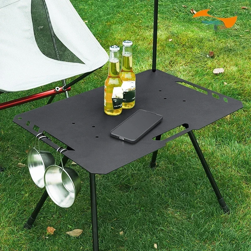 Outdoor Camping and Picnics Aluminum Alloy Foldable Tactical Table Lightweight Folding Tables and Chairs Portable Tables
