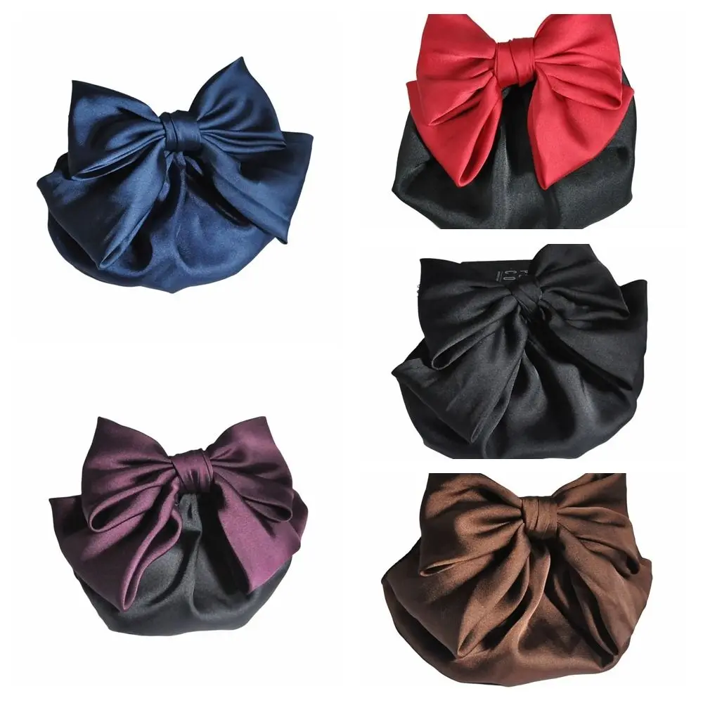 أزياء كبيرة Bowknot الربيع كليب الشريط الكورية نمط الشعر صافي غطاء رئيس زهرة الربيع كليب كعكة سنود السيدات